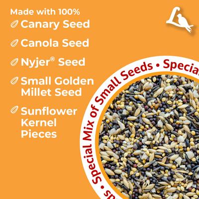 Show full view: Lyric Finch Small Songbird Wild Bird Food, 20-lb bag slide 4 of 11