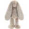 Show in main carousel: Linzy Toys Thumper Toes Bunny Squeaky Plush Dog Toy, Brown, 14-in slide 7 of 8
