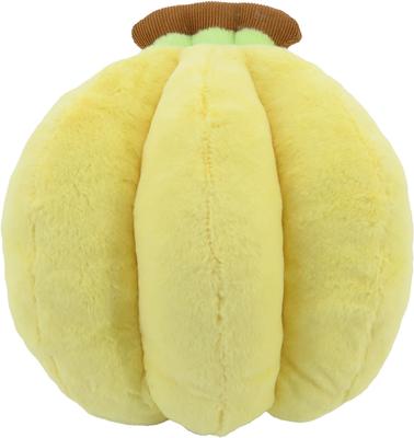 Show full view: Linzy Toys Banana Squeaky Plush Dog Toy, Yellow, 10-in slide 6 of 6