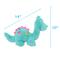 Show in main carousel: Linzy Toys Jumbo Dino Squeaky Plush Dog Toy, Green, 14-in slide 3 of 5