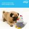 Show in main carousel: Linzy Toys Chubby Rooster Squeaky Plush Dog Toy, Gray, 9-in slide 5 of 7