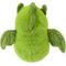 Show in main carousel: Linzy Toys Chubby Buddies Dragon Squeaky Plush Dog Toy, Green, 7-in slide 7 of 7