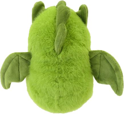 Show full view: Linzy Toys Chubby Buddies Dragon Squeaky Plush Dog Toy, Green, 7-in slide 7 of 7
