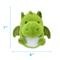 Show in main carousel: Linzy Toys Chubby Buddies Dragon Squeaky Plush Dog Toy, Green, 7-in slide 4 of 7