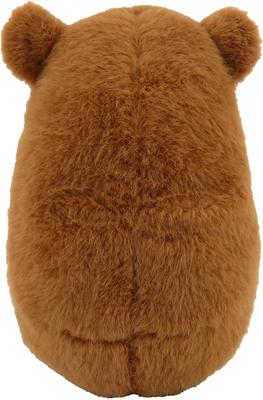 Show full view: Linzy Toys Chubby Buddies Capybara Squeaky Plush Dog Toy, Pink, 7-in slide 6 of 6