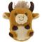 Show in main carousel: Linzy Toys Chubby Buddies Highland Cow Squeaky Plush Dog Toy, Brown, 7-in slide 1 of 7