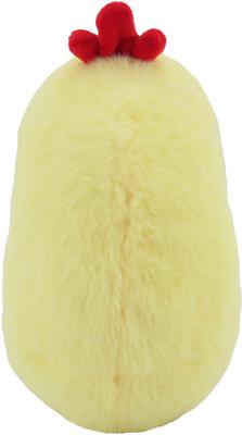 Show full view: Linzy Toys Chubby Buddies Rooster Squeaky Plush Dog Toy, Yellow, 7-in slide 6 of 6
