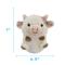Show in main carousel: Linzy Toys Chubby Buddies Cow Squeaky Plush Dog Toy, Beige, 7-in slide 3 of 6