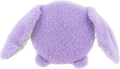 Linzy Toys Squeaky Flatz Bunny Squeaky Plush Dog Toy, Purple, 7-in slide 2 of 6