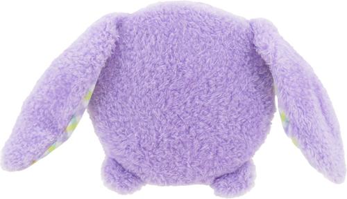 Show full view: Linzy Toys Squeaky Flatz Bunny Squeaky Plush Dog Toy, Purple, 7-in slide 7 of 7