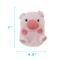 Show in main carousel: Linzy Toys Chubby Buddies Pig Squeaky Plush Dog Toy, Pink, 7-in slide 3 of 6