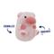 Show in main carousel: Linzy Toys Chubby Buddies Pig Squeaky Plush Dog Toy, Pink, 7-in slide 2 of 6