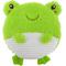 Show in main carousel: Linzy Toys Squeaky Flatz Frog Squeaky Plush Dog Toy, Green, 7-in slide 1 of 7
