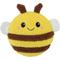 Show in main carousel: Linzy Toys Squeaky Flatz Bee Squeaky Plush Dog Toy, Yellow, 7-in slide 1 of 6