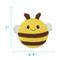 Show in main carousel: Linzy Toys Squeaky Flatz Bee Squeaky Plush Dog Toy, Yellow, 7-in slide 3 of 6