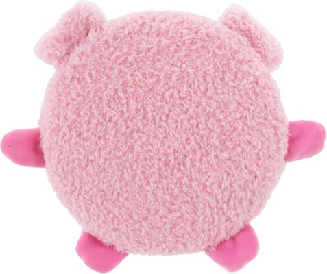 Show full view: Linzy Toys Squeaky Flatz Pig Squeaky Plush Dog Toy, Pink, 7-in slide 6 of 6