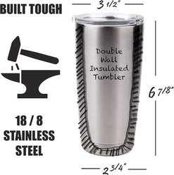 E&S PETS Labradoodle Lovers Insulated Stainless Steel Travel Mug, 20-oz, Pink slide 2 of 5