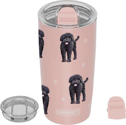 Show full view: E&S PETS Labradoodle Lovers Insulated Stainless Steel Travel Mug, 20-oz, Pink slide 4 of 5