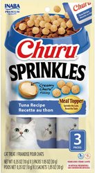 Inaba Churu Sprinkles Tuna Recipe Grain-Free Cat Treats, 0.35-oz tube, 24 count