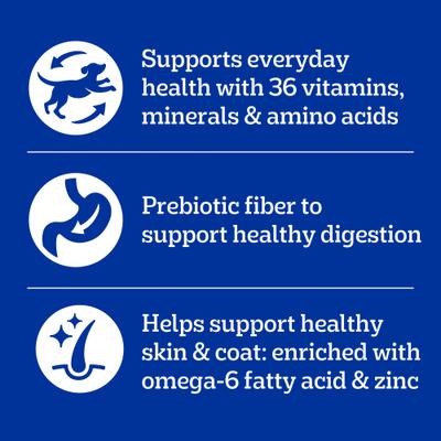 Show full view: Pedigree Complete Nutrition Roasted Chicken & Vegetable Flavor Dog Kibble Adult Dry Dog Food, 20-lb bag slide 6 of 13