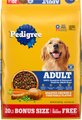 Pedigree Complete Nutrition Roasted Chicken & Vegetable Flavor Dog Kibble Adult Dry Dog Food, 20-lb bag
