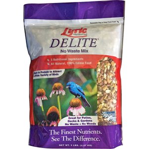 Lyric Delite High Protein No Waste Mix Wild Bird Food, 5-lb bag