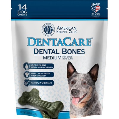 American Kennel Club Treats American Kennel Club Treats DentaCare Dental Bone Dog Treat, Medium, 14 count