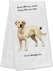 E&S PETS Yellow Labrador Cotton Kitchen Towel