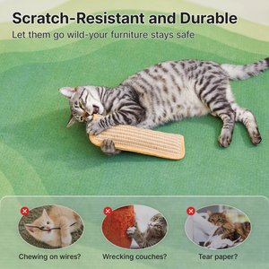 Potaroma 6000mg A+ Organic Catnip Soft Sisal Cat Interactive Chew Toy, Brown, 2 count
