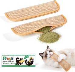 Potaroma 6000mg A+ Organic Catnip Soft Sisal Cat Interactive Chew Toy, Brown, 2 count