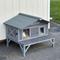 Show in main carousel: Aivituvin Feral Weatherproof Wooden Outdoor Cat House, Grey, Medium slide 2 of 7