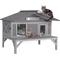 Show in main carousel: Aivituvin Feral Weatherproof Wooden Outdoor Cat House, Grey, Medium slide 1 of 7