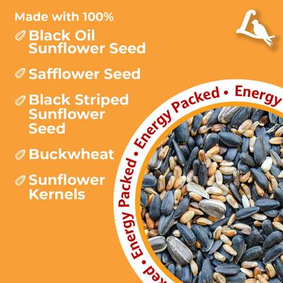 Show full view: Lyric Cardinal Premium Sunflower & Safflower Mix Wild Bird Food, 3.75-lb bag slide 4 of 10