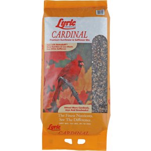Lyric Cardinal Premium Sunflower & Safflower Mix Wild Bird Food, 18-lb bag
