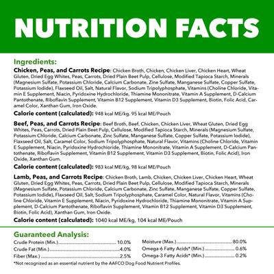 Show full view: Iams Proactive Health Adult Variety Pack Wet Dog Food, 3.5-oz pouch, case of 18 slide 7 of 10