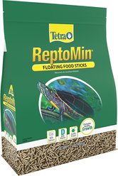 Tetra ReptoMin Floating Sticks Turtle & Amphibian Food, 1.98-lb bucket