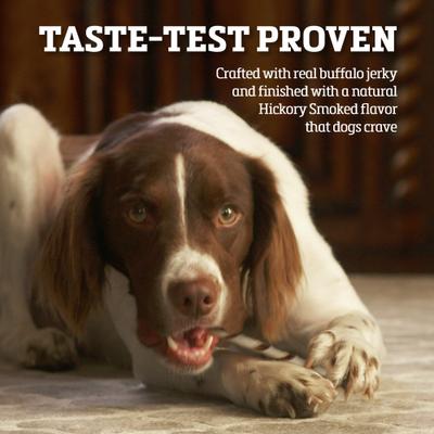 Show full view: Buffalo Range All Natural Grain-Free Jerky Twist Rawhide Dog Treats, 40 count slide 4 of 9