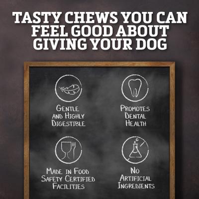 Show full view: Buffalo Range All Natural Grain-Free Jerky Twist Rawhide Dog Treats, 40 count slide 6 of 9