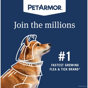PetArmor Extend Flea & Tick Collar for Dogs, 1 Collar (8-mos. supply), over 18 lbs