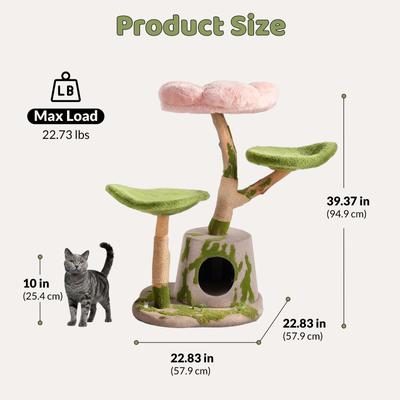 Show full view: Happy & Polly Emerald Forest Cat Tree slide 9 of 9