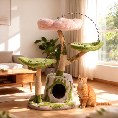 Show full view: Happy & Polly Emerald Forest Cat Tree slide 3 of 9