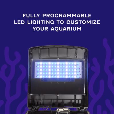 Show full view: Coralife Silicone SMART BioCube Jr. Aquarium Starter Kit, 14-gal slide 5 of 12