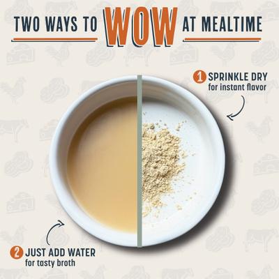 Show full view: FLAVORS Chicken Recipe Freeze-Dried Grain-Free Dog Food Topper, 3.1-oz bottle slide 8 of 11