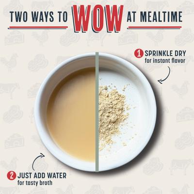 Show full view: FLAVORS Beef Recipe Freeze-Dried Grain-Free Dog Food Topper, 3.1-oz bottle slide 8 of 11