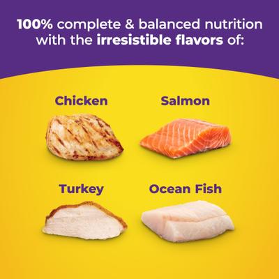 Show full view: Meow Mix Original Choice Dry Food, 16-lb bag + Temptations Classic Tasty Chicken Flavor Cat Treats slide 5 of 10