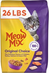 Meow Mix Original Choice Dry Cat Food, 26-lb bag