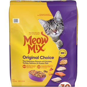 Meow Mix Original Choice Dry Cat Food, 30-lb bag