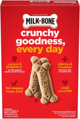 Show full view: Milk-Bone Original Medium Biscuit Dog Treats, 1.06-lb box, case of 6 slide 5 of 12