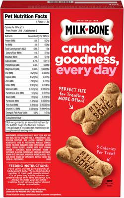 Show full view: Milk-Bone Mini's Original Dog Biscuits Treats, 15-oz bag, case of 6 slide 5 of 12