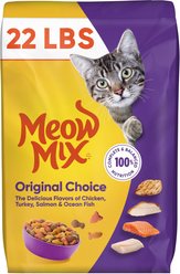 Meow Mix Original Choice Dry Cat Food, 22-lb bag
